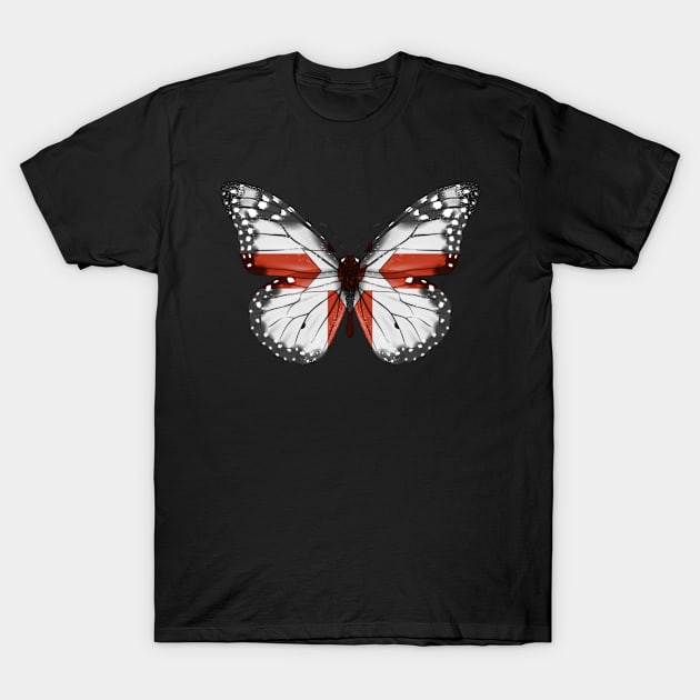 Irish Flag  Butterfly - Gift for Irish From Northern Ireland T-Shirt by Country Flags